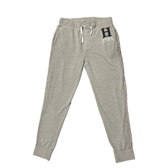 Tommy Hilfiger 1985 H Logo Jogger Sweatpants Mens Medium - Picture 1 of 3